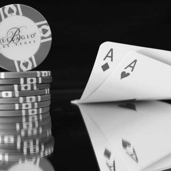 Jouer au poker avec des jetons