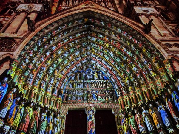 Nuits polychromes à la cathédrale d'Amiens