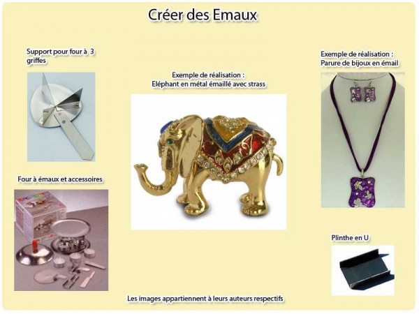 Création de bijoux en émail