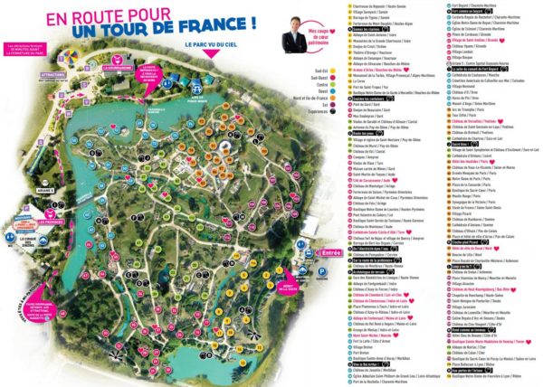 Plan du parc France Miniature