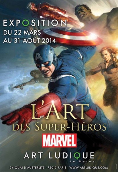 Exposition Super-Héros Marvel au musée Art Ludique de Paris