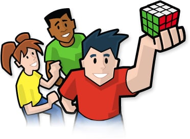 Rubik's Cube par les enfants