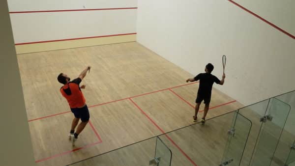 Une partie de squash pour se faire plaisir