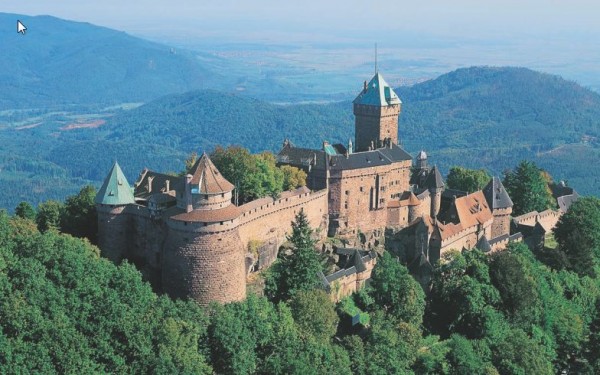 Vue du château du Haut-Koenigsbourg