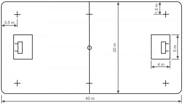 Terrain de floorball