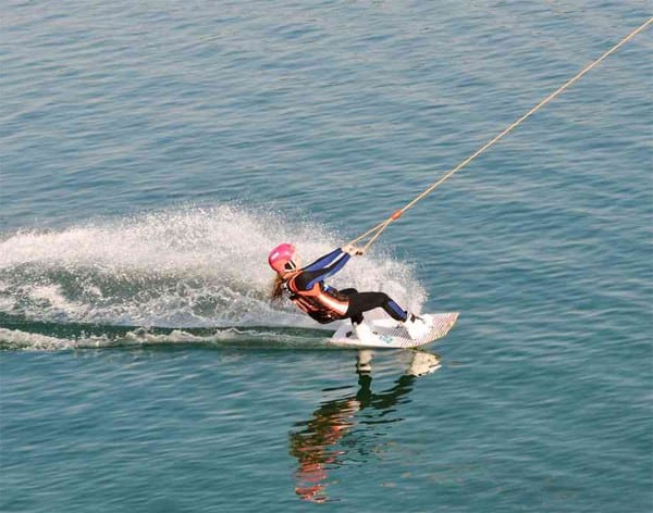 Activité de wakeboard