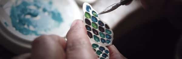 Technique de fabrication de bijou en émaillage