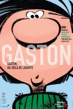 Affiche d'exposition Gaston