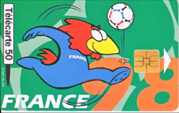 Télécarte Footix Coupe du Monde 1998 en France