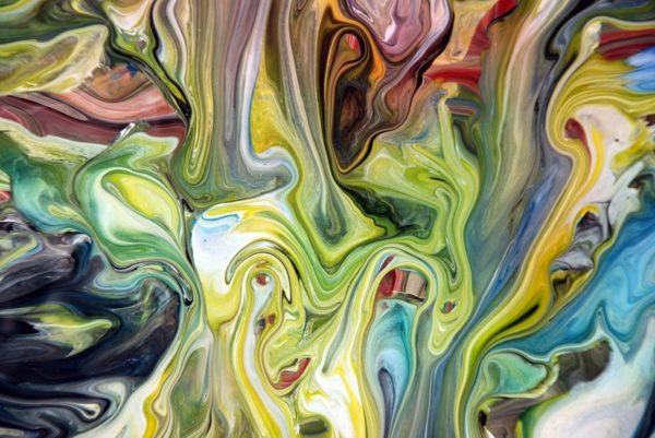 Peinture marbling