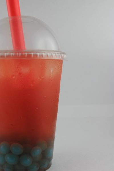 Bubble tea "fruits rouge"