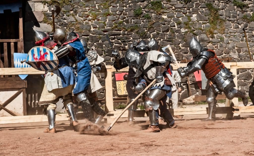 Le béhourd, un sport de combat sorti tout droit du Moyen Âge