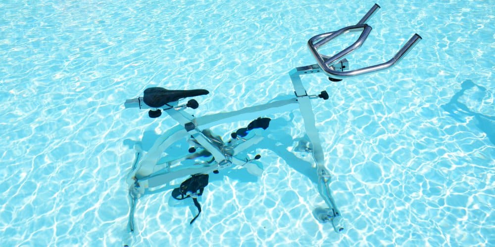 Le vélo sous l'eau ou l'aquavélo
