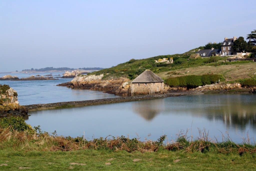 Le moulin à marée du Birlot sur l'île de Bréhat