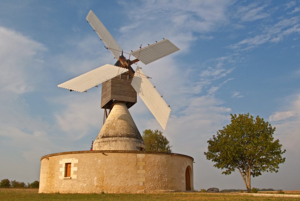 Le moulin-cavier des Aigremonts à Bléré