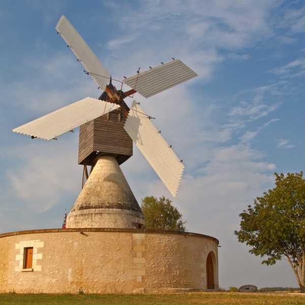 Le moulin-cavier des Aigremonts à Bléré