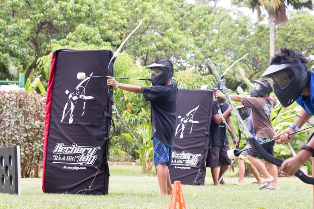 Archery Tag le tir à l'arc en équipe