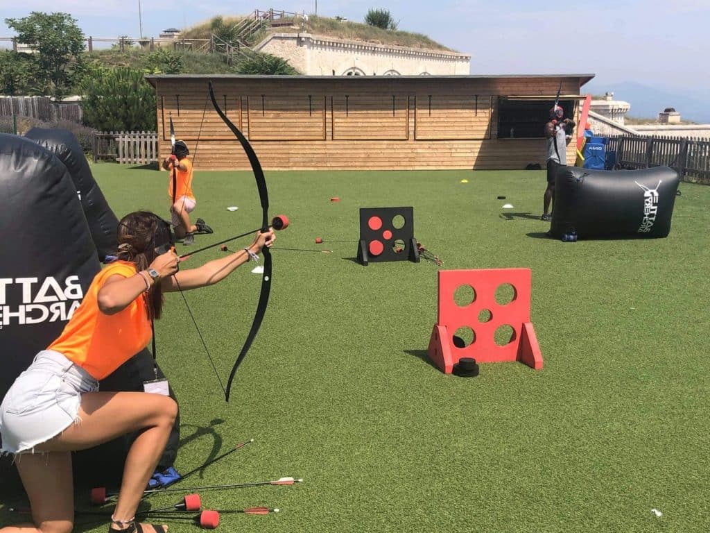 Paintball à l'arc