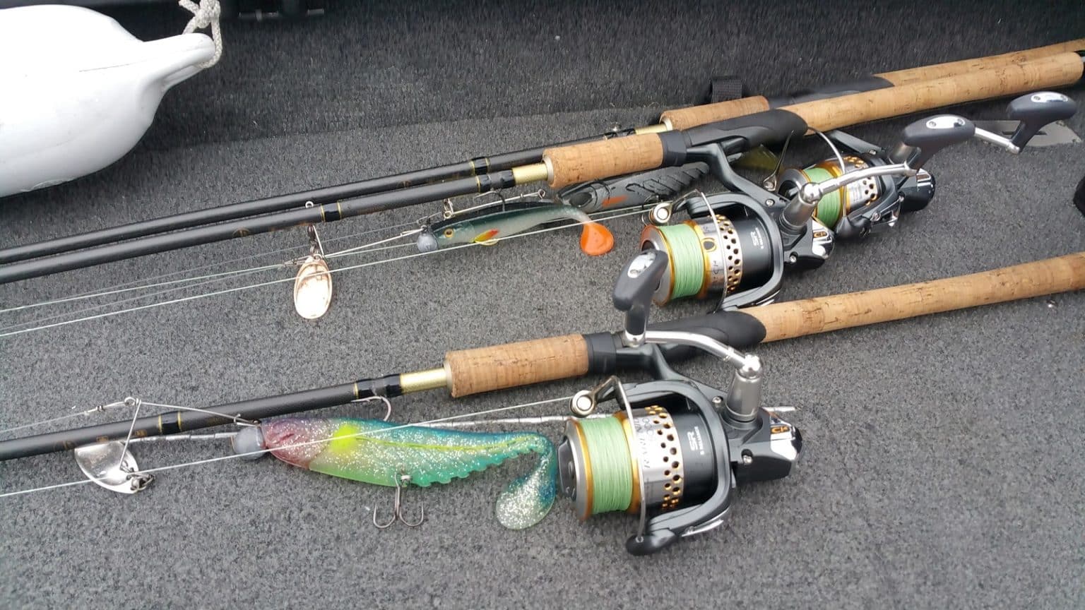 Lot De 2 Supports De Canne à Pêche En Aluminium Pour Rails 1-1/2 à 1-3/4 Pouces - Montage Rail Bateau