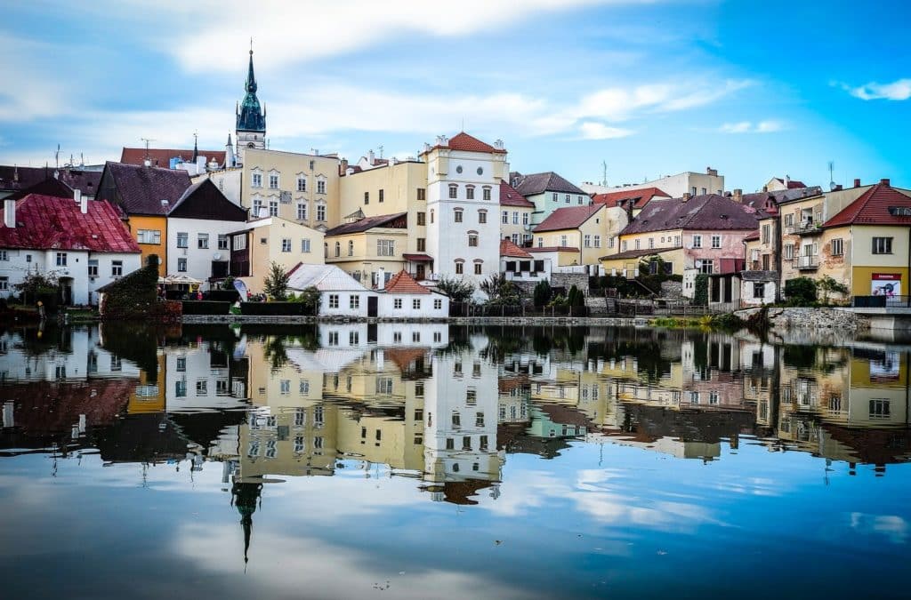 Jindrichuv Hradec ville de Boheme du Sud en Tchéquie