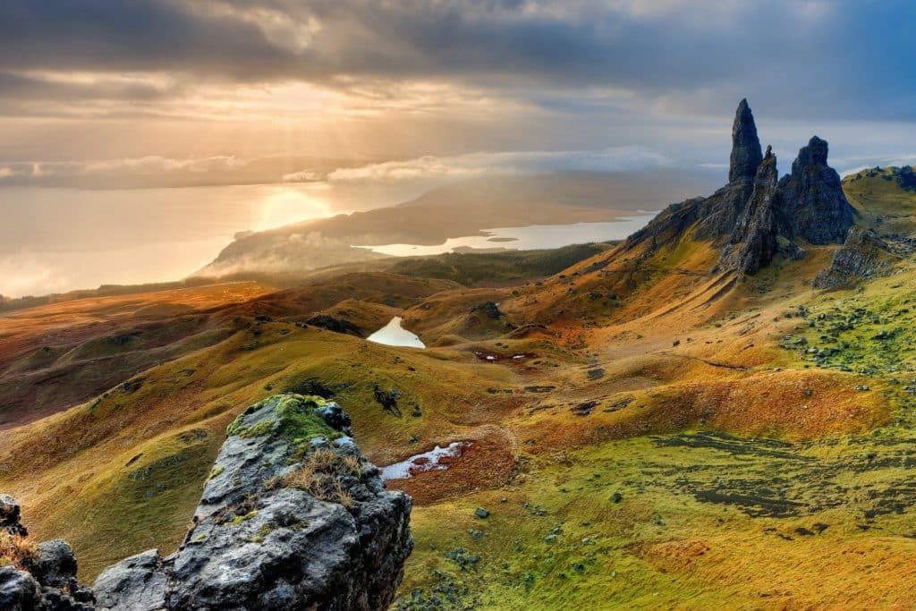 Old Man of Storr chaos rocheux Isle Of Skye