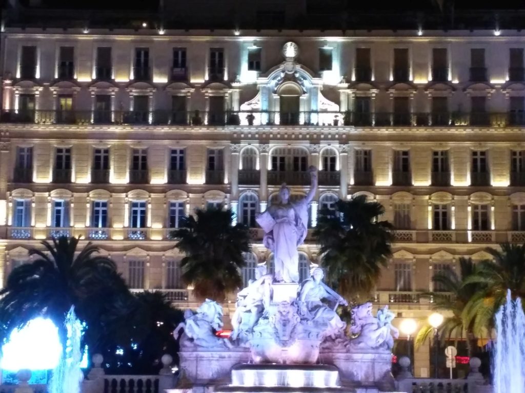 Place de la Liberté de nuit