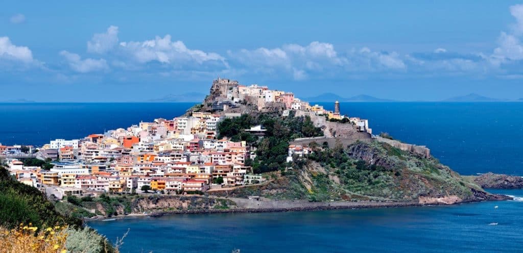 Village de Castelsardo en Sardaigne