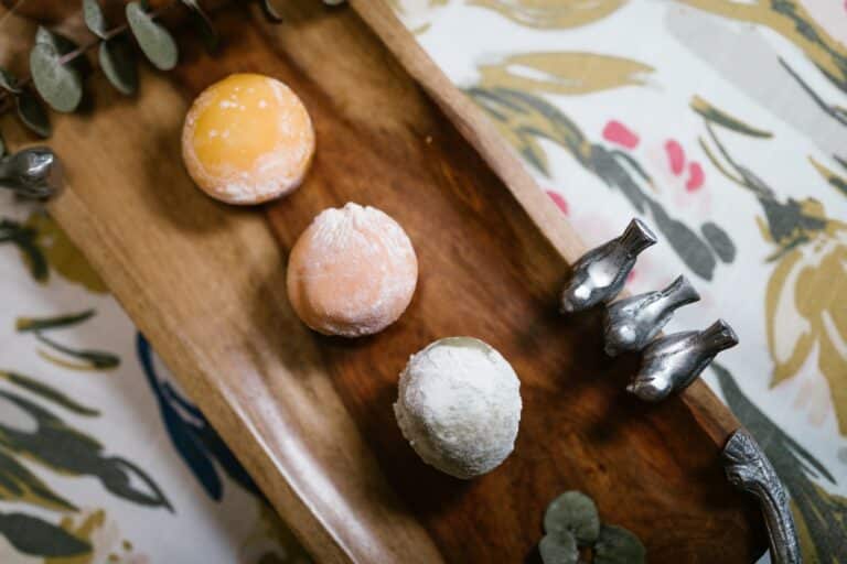 Les mochis, les gâteaux à base de pâte de haricot azuki sucré