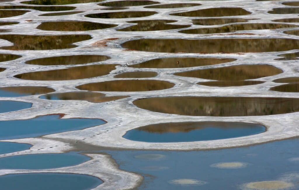 Spotted Lake, le lac tacheté en Colombie-Britannique