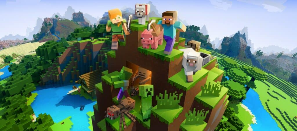 Minecraft dans le top 10 des jeux vidéos auxquels il faut avoir joué au moins une fois