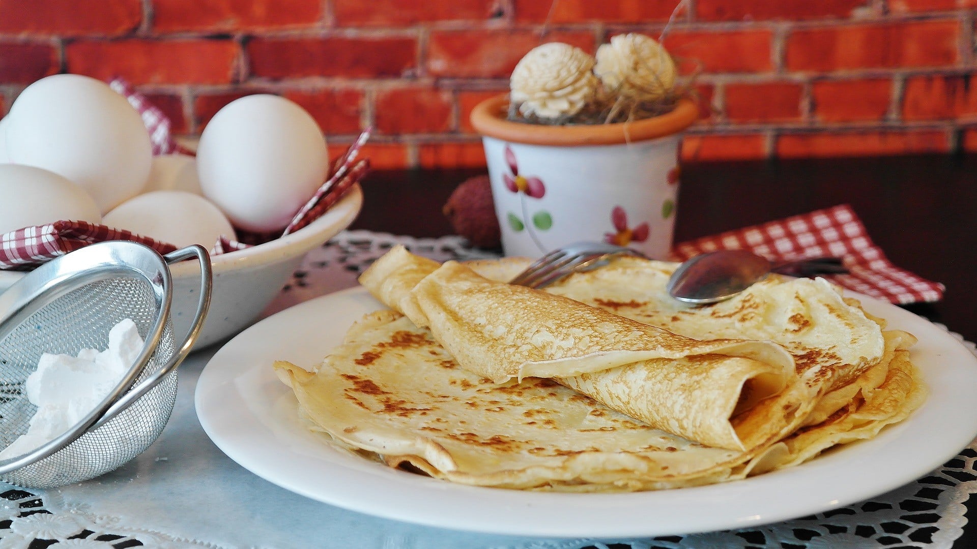 Appareil à crêpes à gaz - Forme : Crêpes