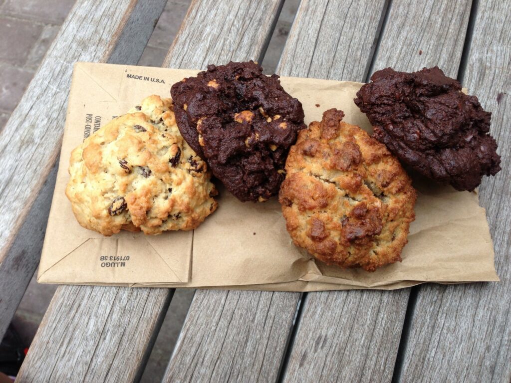 4 variétés de Cookies Backery