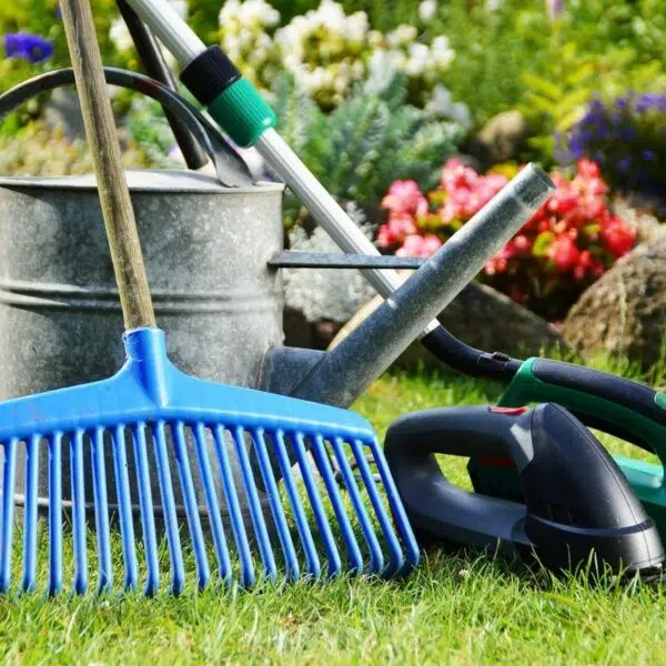 Outils pour l'entretien d'un jardin