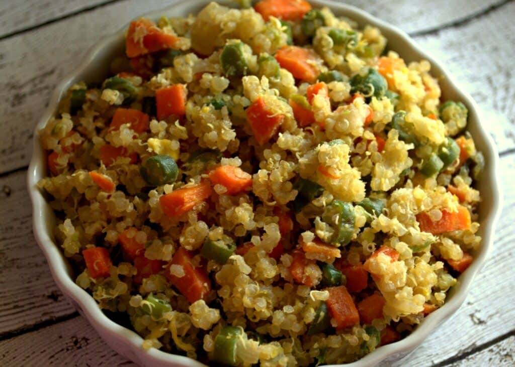 Quinoa et légumes grillés