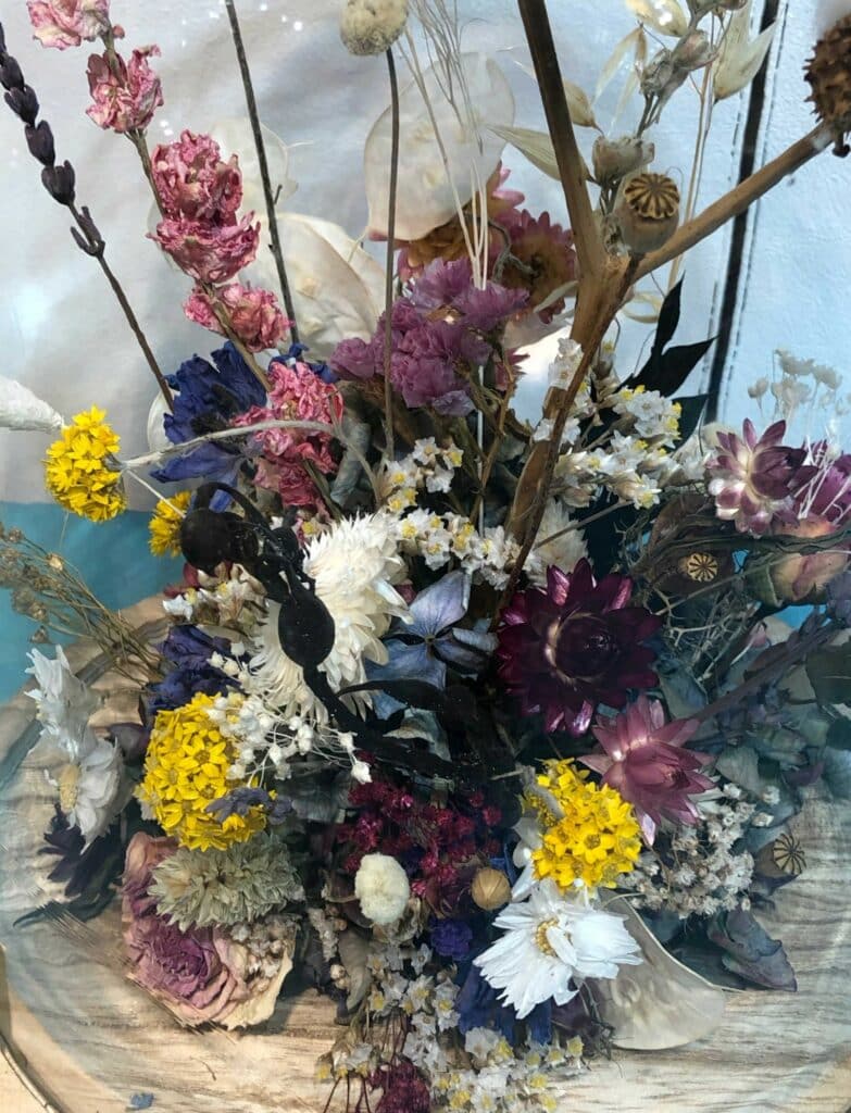 Petits Bouquets De Fleurs Séchées Blanches Pour Décoration DIY, Mariage, Intérieur - Hauteur Environ 11cm - Lot D'une Pièce