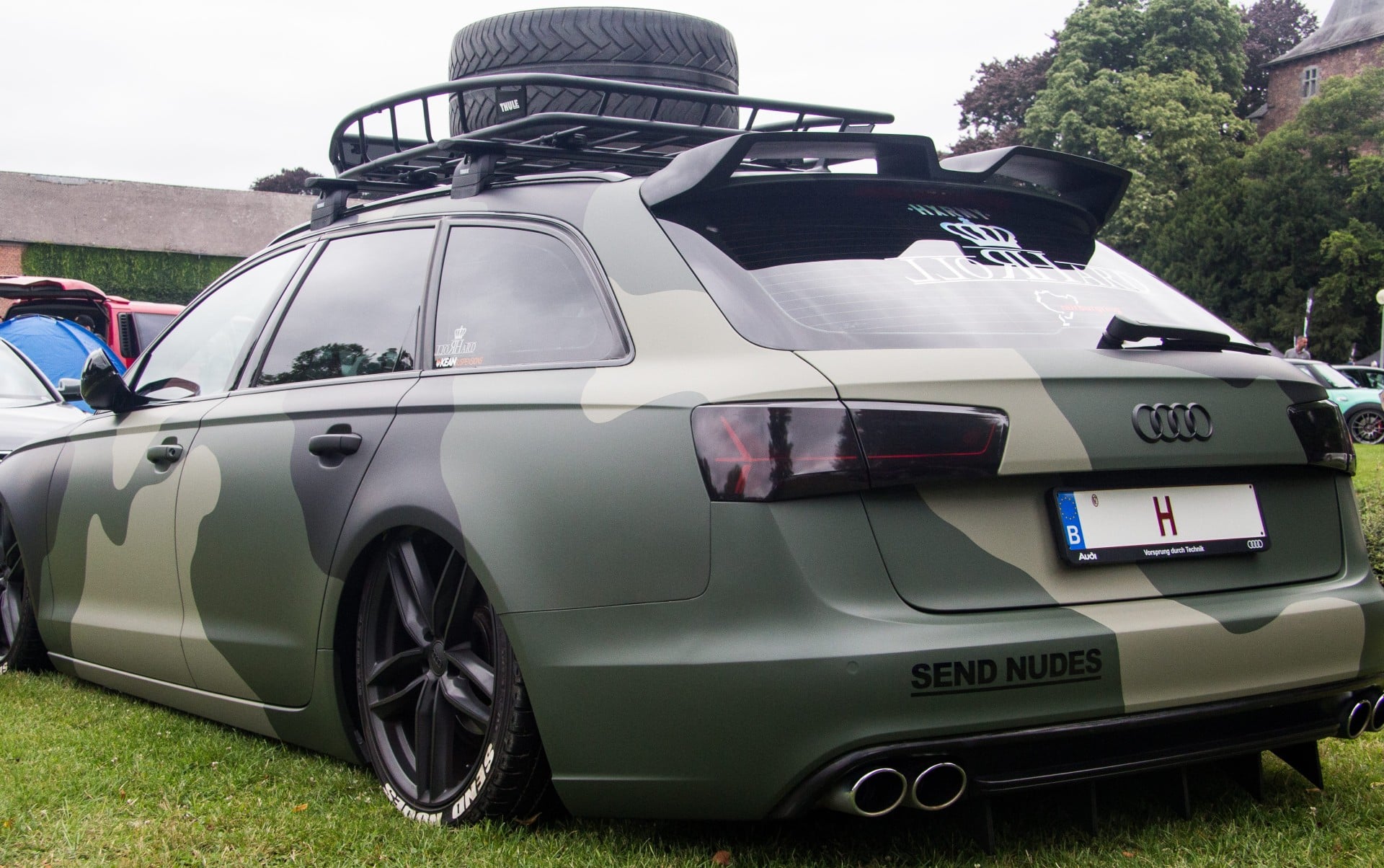 Audi RS6 en mode camouflage