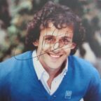 Autographe de Michel Platini, champion de football