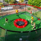 Partie de 360 ball en plein match, entre vitesse et stratégie